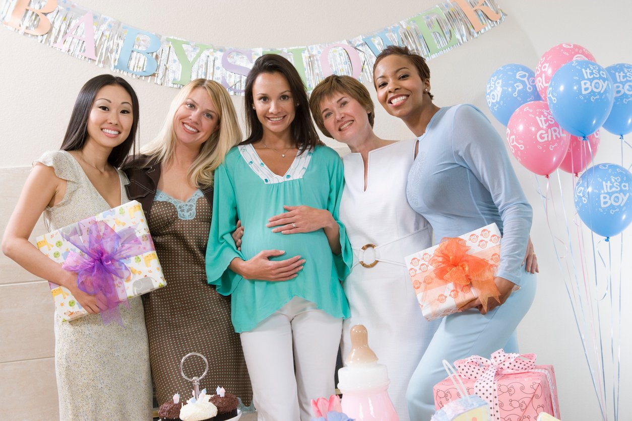 Women at a baby shower